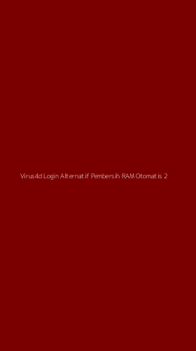 Tampilan Antarmuka Aplikasi Virus4d Login Alternatif Pembersih Ram Otomatis - 2