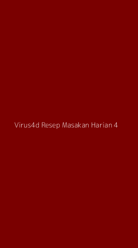 Tampilan Antarmuka Aplikasi Virus4d Resep Masakan Harian - 4