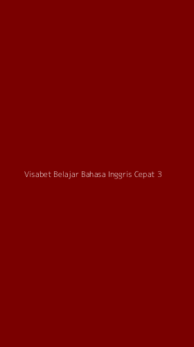 Tampilan Antarmuka Aplikasi Visabet Belajar Bahasa Inggris Cepat - 3