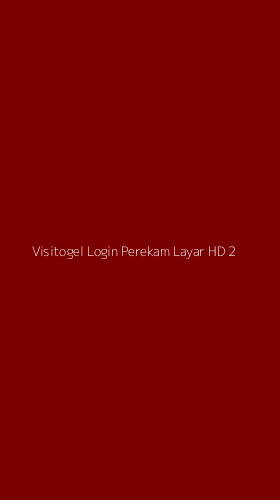 Tampilan Antarmuka Aplikasi Visitogel Login Perekam Layar Hd - 2