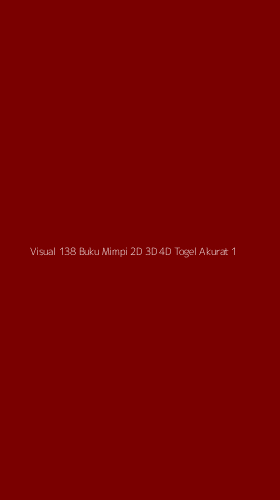 Tampilan Antarmuka Aplikasi Visual 138 Buku Mimpi 2d 3d 4d Togel Akurat - 1