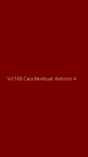 Tampilan Antarmuka Aplikasi Vit188 Cara Membuat Website - 4