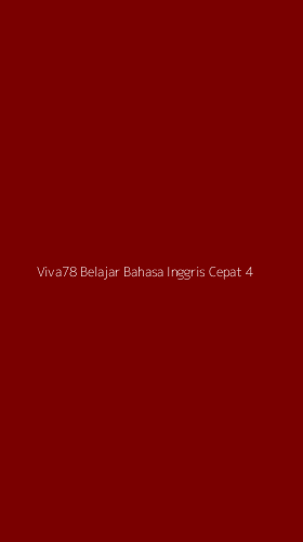 Tampilan Antarmuka Aplikasi Viva78 Belajar Bahasa Inggris Cepat - 4