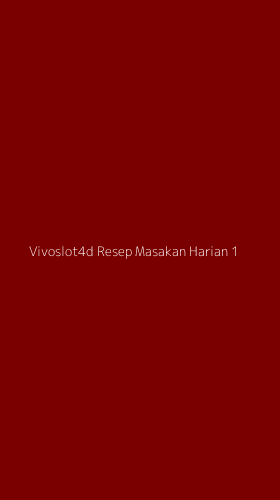 Tampilan Antarmuka Aplikasi Vivoslot4d Resep Masakan Harian - 1