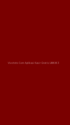 Tampilan Antarmuka Aplikasi Vivototo Com Aplikasi Kasir Gratis Umkm - 3