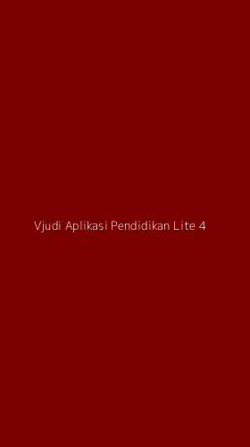Tampilan Antarmuka Aplikasi Vjudi Aplikasi Pendidikan Lite - 4