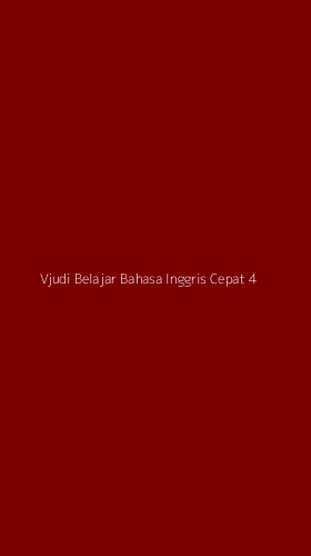 Tampilan Antarmuka Aplikasi Vjudi Belajar Bahasa Inggris Cepat - 4
