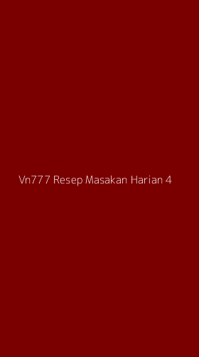 Tampilan Antarmuka Aplikasi Vn777 Resep Masakan Harian - 4