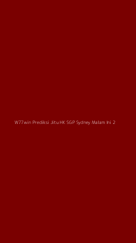 Tampilan Antarmuka Aplikasi W77win Prediksi Jitu Hk Sgp Sydney Malam Ini - 2