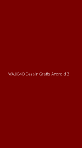 Tampilan Antarmuka Aplikasi Wajib4d Desain Grafis Android - 3