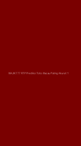 Tampilan Antarmuka Aplikasi Wajik777 Rtp Prediksi Toto Macau Paling Akurat - 1