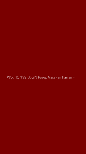 Tampilan Antarmuka Aplikasi Wak Hoki99 Login Resep Masakan Harian - 4