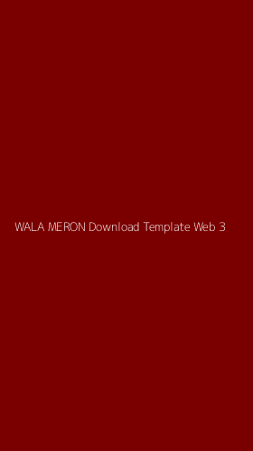 Tampilan Antarmuka Aplikasi Wala Meron Download Template Web - 3