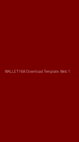 Tampilan Antarmuka Aplikasi Wallet168 Download Template Web - 1