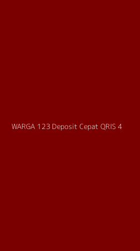 Tampilan Antarmuka Aplikasi Warga 123 Deposit Cepat Qris - 4