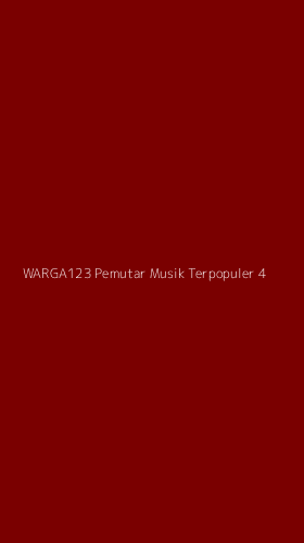 Tampilan Antarmuka Aplikasi Warga123 Pemutar Musik Terpopuler - 4