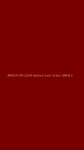 Tampilan Antarmuka Aplikasi Warga138 Login Aplikasi Kasir Gratis Umkm - 2