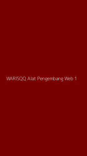 Tampilan Antarmuka Aplikasi Warisqq Alat Pengembang Web - 1