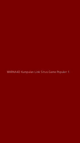 Tampilan Antarmuka Aplikasi Warna4d Kumpulan Link Situs Game Populer - 1