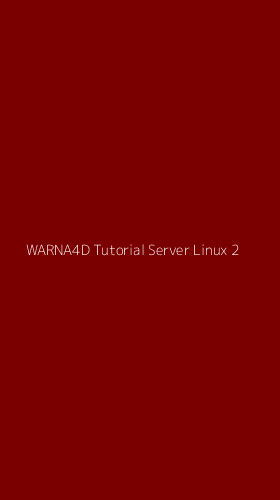 Tampilan Antarmuka Aplikasi Warna4d Tutorial Server Linux - 2