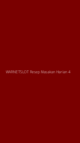 Tampilan Antarmuka Aplikasi Warnetslot Resep Masakan Harian - 4