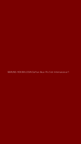 Tampilan Antarmuka Aplikasi Warung Hoki88 Login Daftar Akun Pro Slot Internasional - 1