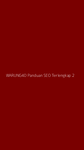 Tampilan Antarmuka Aplikasi Warung4d Panduan Seo Terlengkap - 2