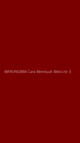 Tampilan Antarmuka Aplikasi Warung888 Cara Membuat Website - 3