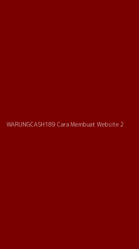Tampilan Antarmuka Aplikasi Warungcash189 Cara Membuat Website - 2