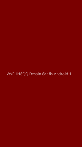 Tampilan Antarmuka Aplikasi Warungqq Desain Grafis Android - 1