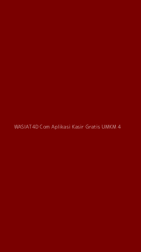 Tampilan Antarmuka Aplikasi Wasiat4d Com Aplikasi Kasir Gratis Umkm - 4