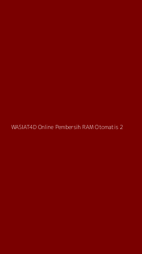 Tampilan Antarmuka Aplikasi Wasiat4d Online Pembersih Ram Otomatis - 2