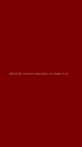 Tampilan Antarmuka Aplikasi Wasiat4d Online Prediksi Bola Jitu Malam Ini - 4