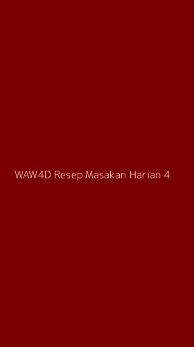 Tampilan Antarmuka Aplikasi Waw4d Resep Masakan Harian - 4