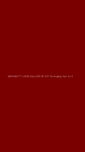 Tampilan Antarmuka Aplikasi Wayang777 Login Data Sgp Hk Sdy Terlengkap Hari Ini - 4