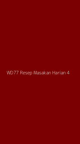 Tampilan Antarmuka Aplikasi Wd77 Resep Masakan Harian - 4