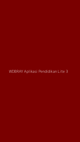 Tampilan Antarmuka Aplikasi Wdbray Aplikasi Pendidikan Lite - 3