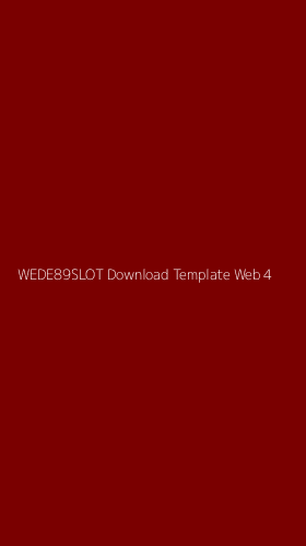 Tampilan Antarmuka Aplikasi Wede89slot Download Template Web - 4