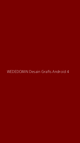 Tampilan Antarmuka Aplikasi Wededomin Desain Grafis Android - 4