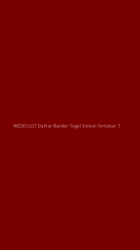 Tampilan Antarmuka Aplikasi Wedeslot Daftar Bandar Togel Diskon Terbesar - 1