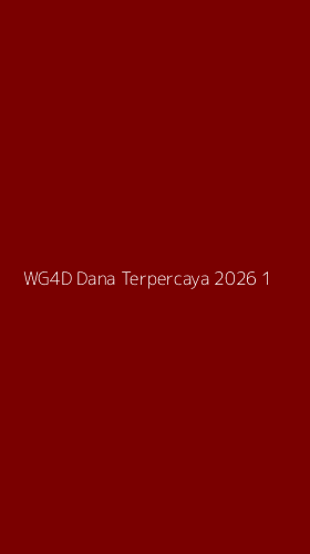 Tampilan Antarmuka Aplikasi Wg4d Dana Terpercaya 2026 - 1