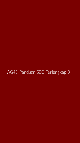 Tampilan Antarmuka Aplikasi Wg4d Panduan Seo Terlengkap - 3