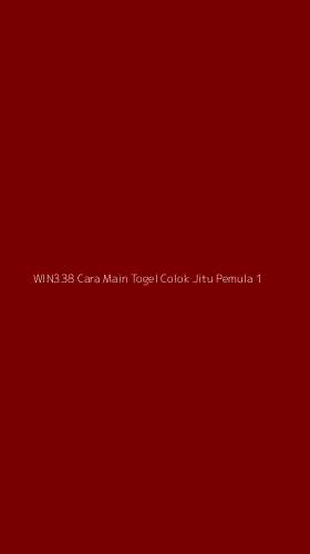 Tampilan Antarmuka Aplikasi Win338 Cara Main Togel Colok Jitu Pemula - 1