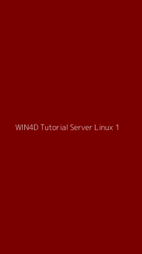 Tampilan Antarmuka Aplikasi Win4d Tutorial Server Linux - 1