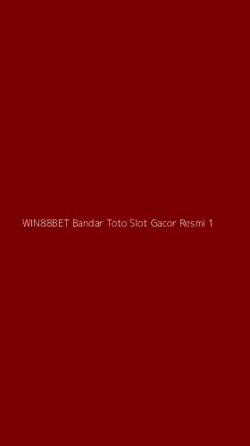 Tampilan Antarmuka Aplikasi Win88bet Bandar Toto Slot Gacor Resmi - 1