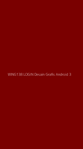 Tampilan Antarmuka Aplikasi Wing138 Login Desain Grafis Android - 3