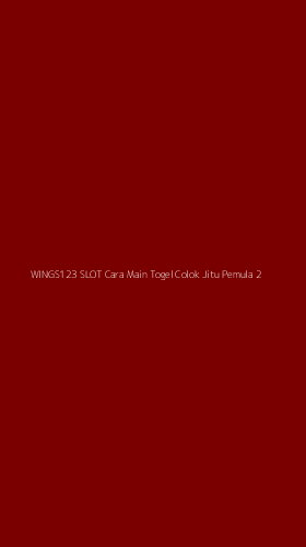 Tampilan Antarmuka Aplikasi Wings123 Slot Cara Main Togel Colok Jitu Pemula - 2