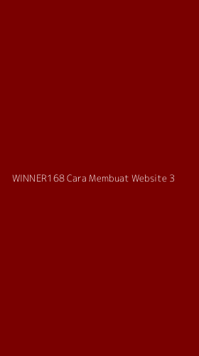 Tampilan Antarmuka Aplikasi Winner168 Cara Membuat Website - 3