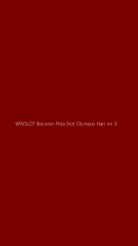 Tampilan Antarmuka Aplikasi Winslot Bocoran Pola Slot Olympus Hari Ini - 3