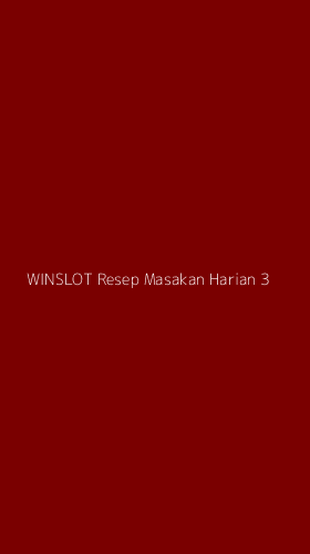 Tampilan Antarmuka Aplikasi Winslot Resep Masakan Harian - 3
